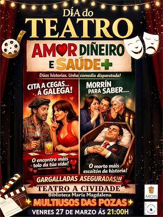 Fechas, información, programa, cartel, imágenes, mapa y ubicación de Día do Teatro (2026)  en  Mos