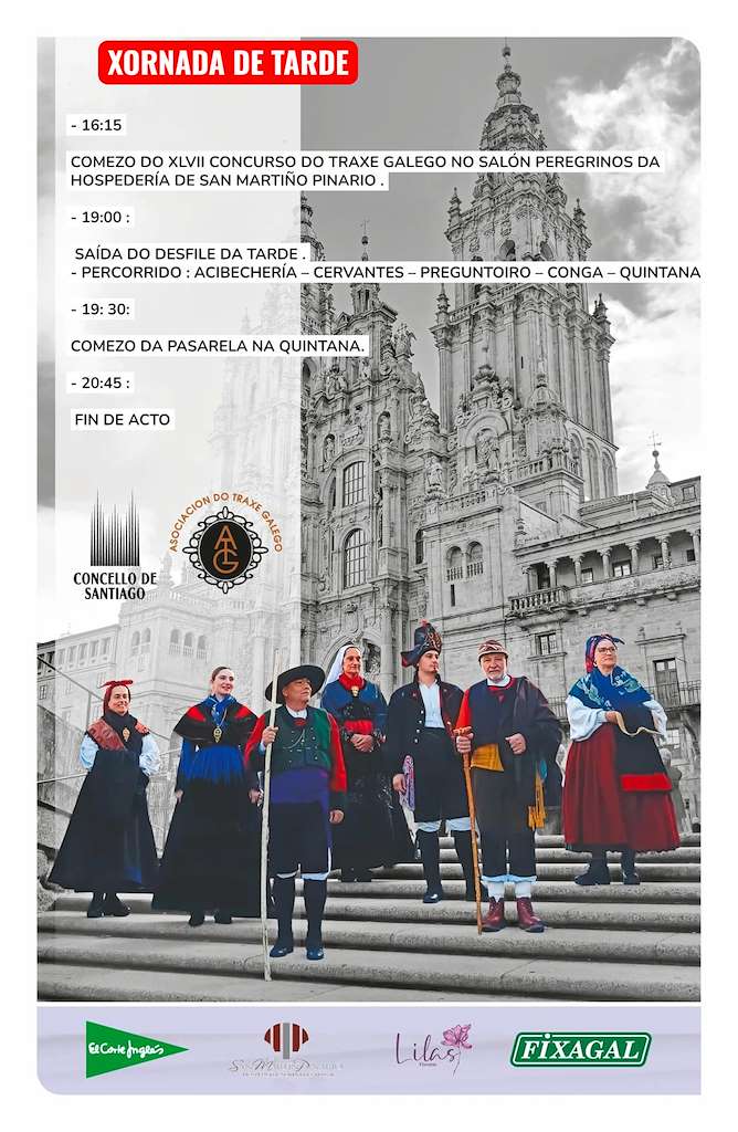 Día do Traxe Galego (2026) en Santiago de Compostela