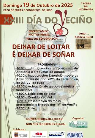 Fechas, información, programa, cartel, imágenes, mapa y ubicación de XXIII Día do Veciño (2025)  en  Lugo