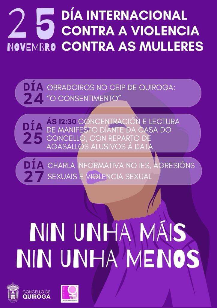  Día Internacional Contra a Violencia Contra as Mulleres en Quiroga
