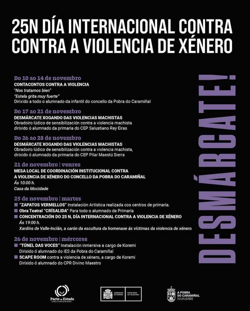 Día Internacional Contra a Violencia de Xénero en A Pobra do Caramiñal