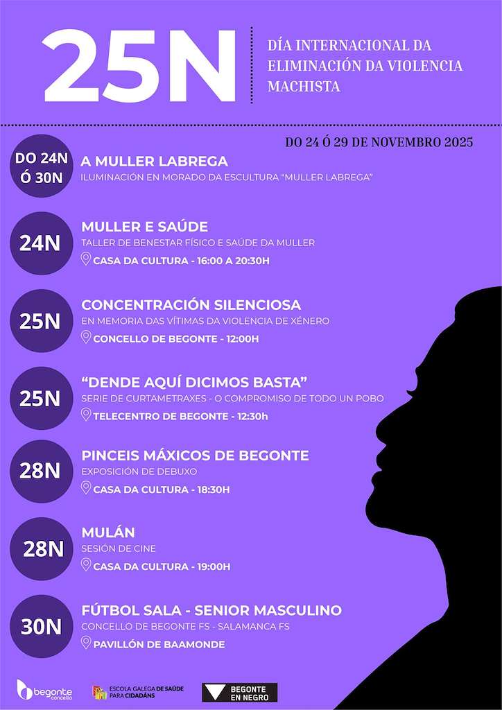 Día Internacional contra a Violencia de Xénero  en Begonte