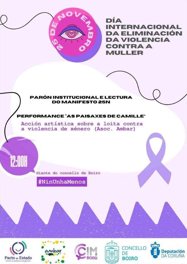 Día Internacional contra a Violencia de Xénero en Boiro