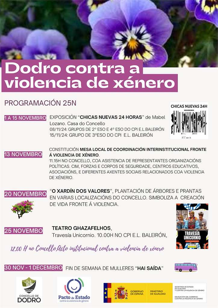 Día Internacional Contra a Violencia de Xénero en Dodro