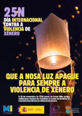 Fechas, información, programa, cartel, imágenes, mapa y ubicación de Día Internacional Contra a Violencia de Xénero  en  Malpica de Bergantiños