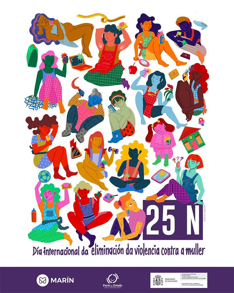 Día Internacional Contra a Violencia de Xénero (2025) en Marín