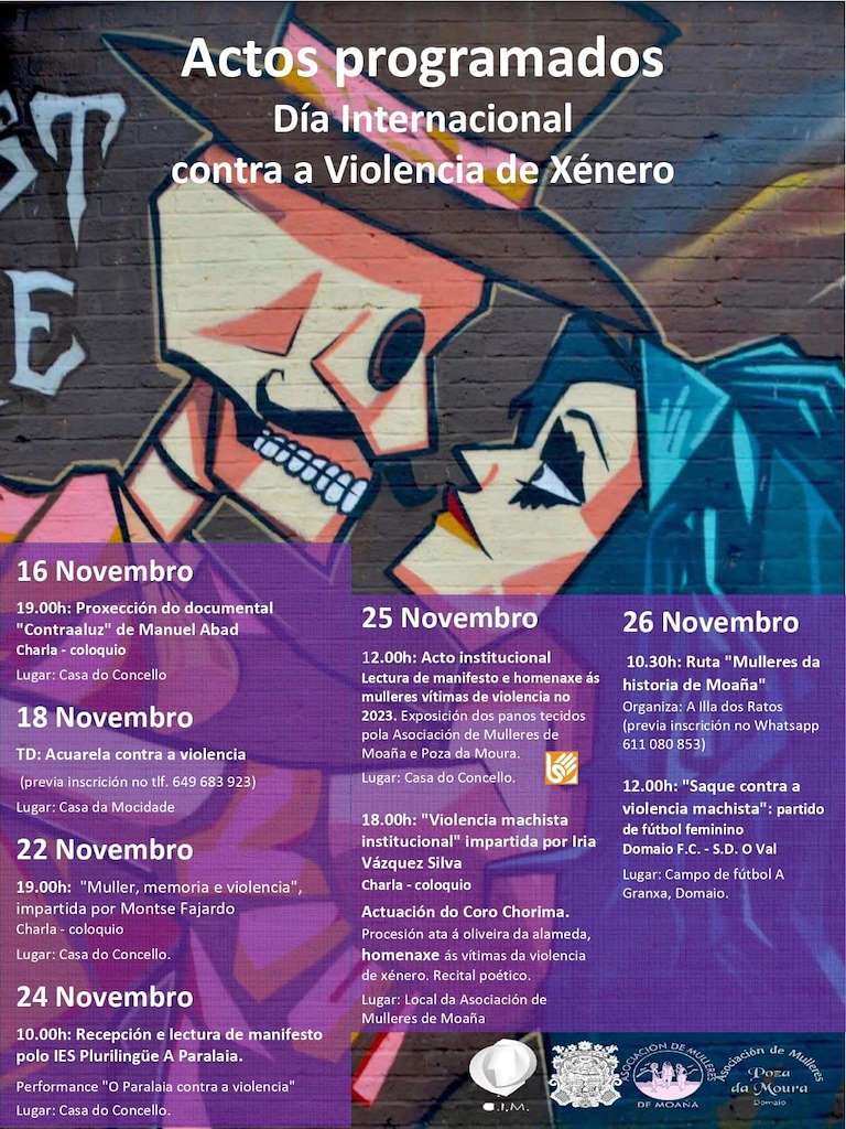 Día Internacional Contra a Violencia de Xénero  en Moaña