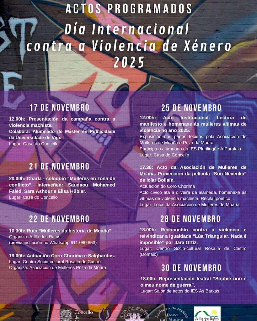 Día Internacional Contra a Violencia de Xénero  en Moaña