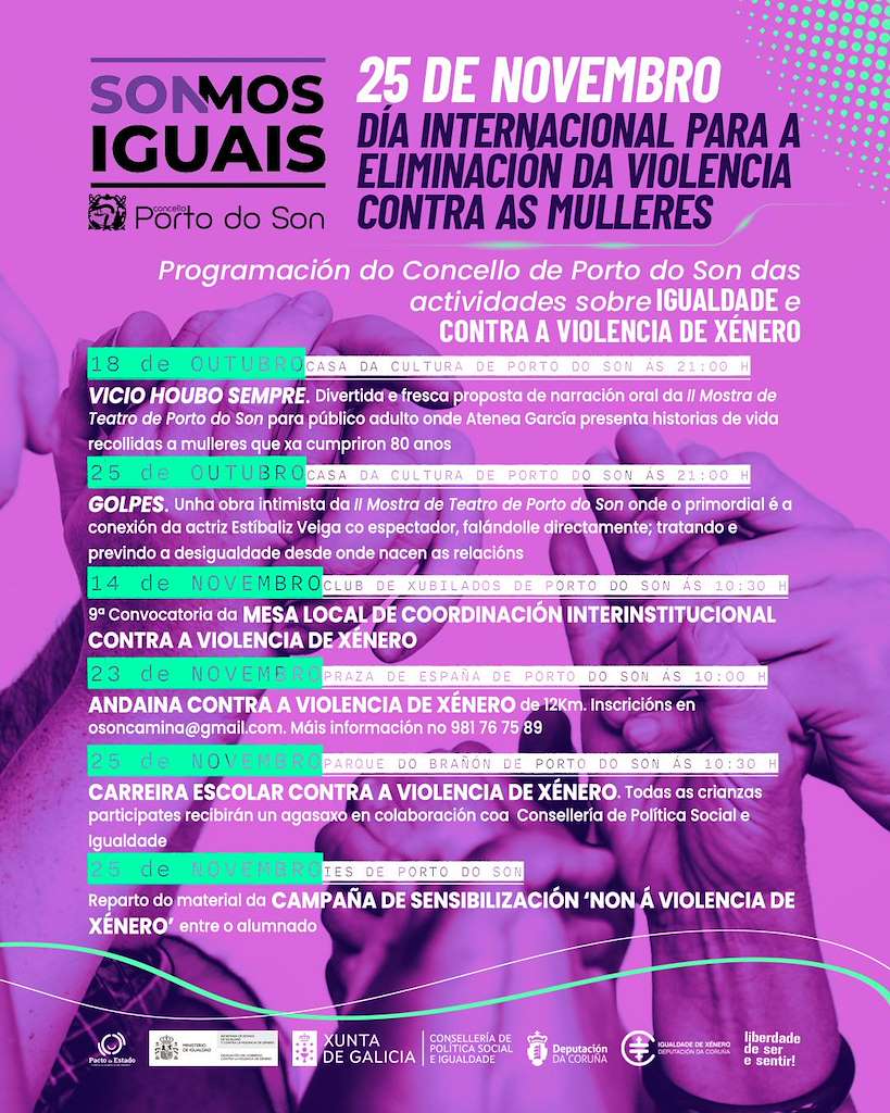 Día Internacional Contra a Violencia de Xénero en O Porto do Son