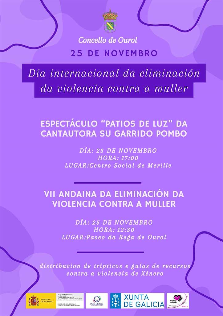 Día Internacional Contra a Violencia de Xénero (2025) en Ourol