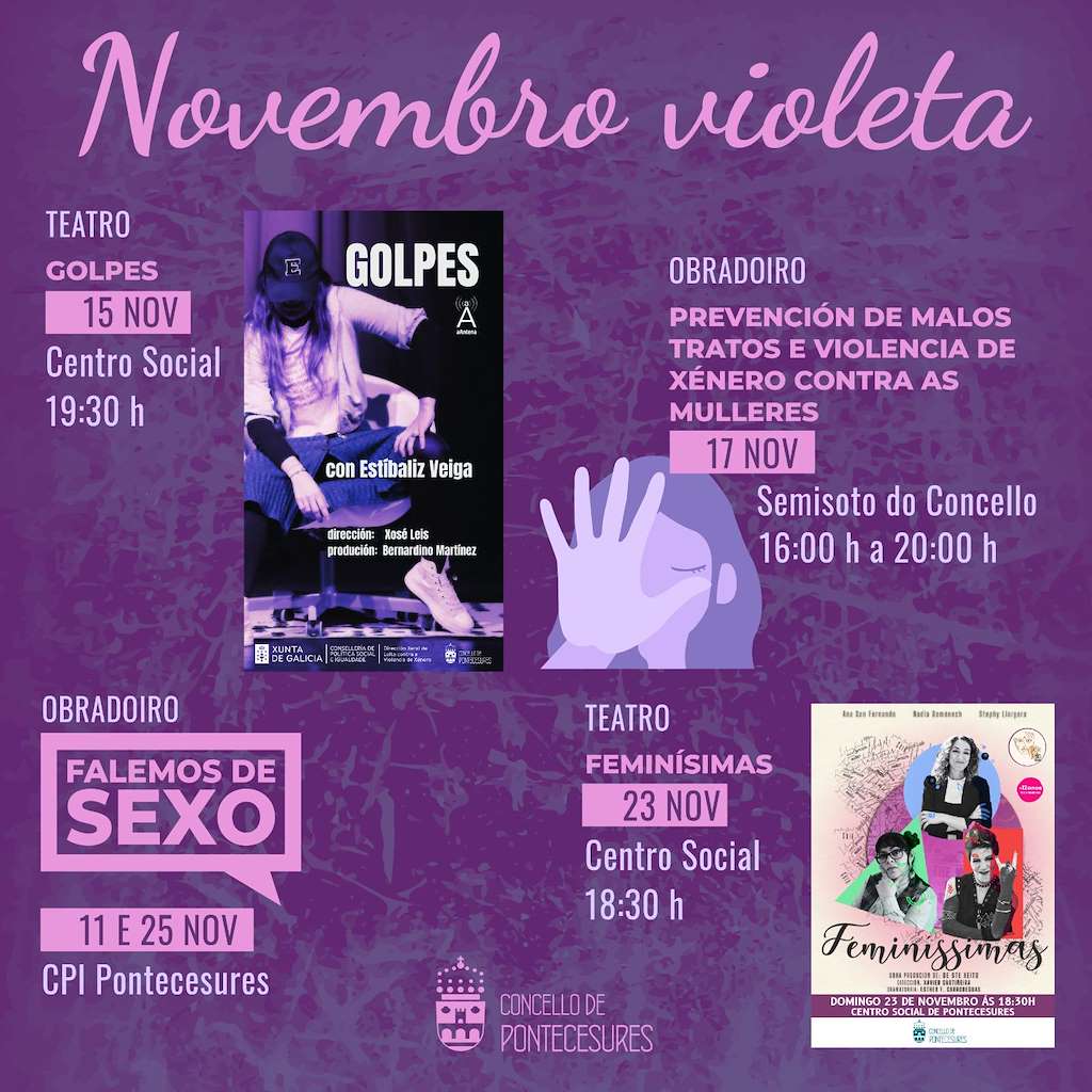 Día Internacional contra a Violencia de Xénero (2025) en Pontecesures