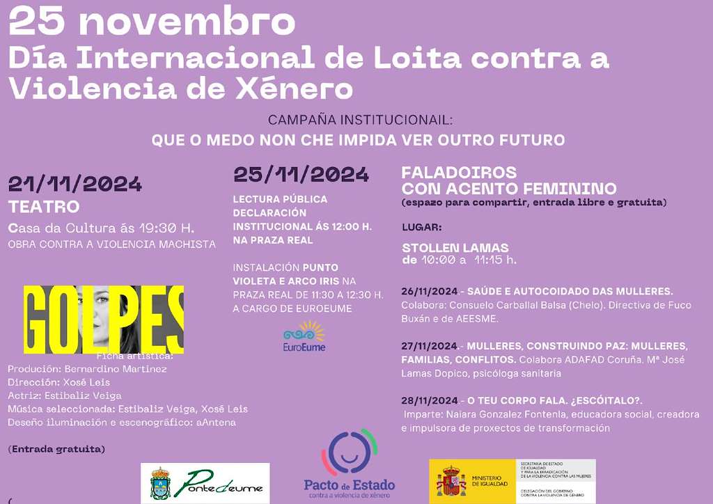 Día Internacional Contra a Violencia de Xénero en Pontedeume