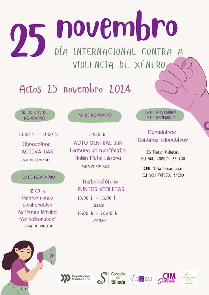 Día Internacional Contra a Violencia de Xénero  en Silleda