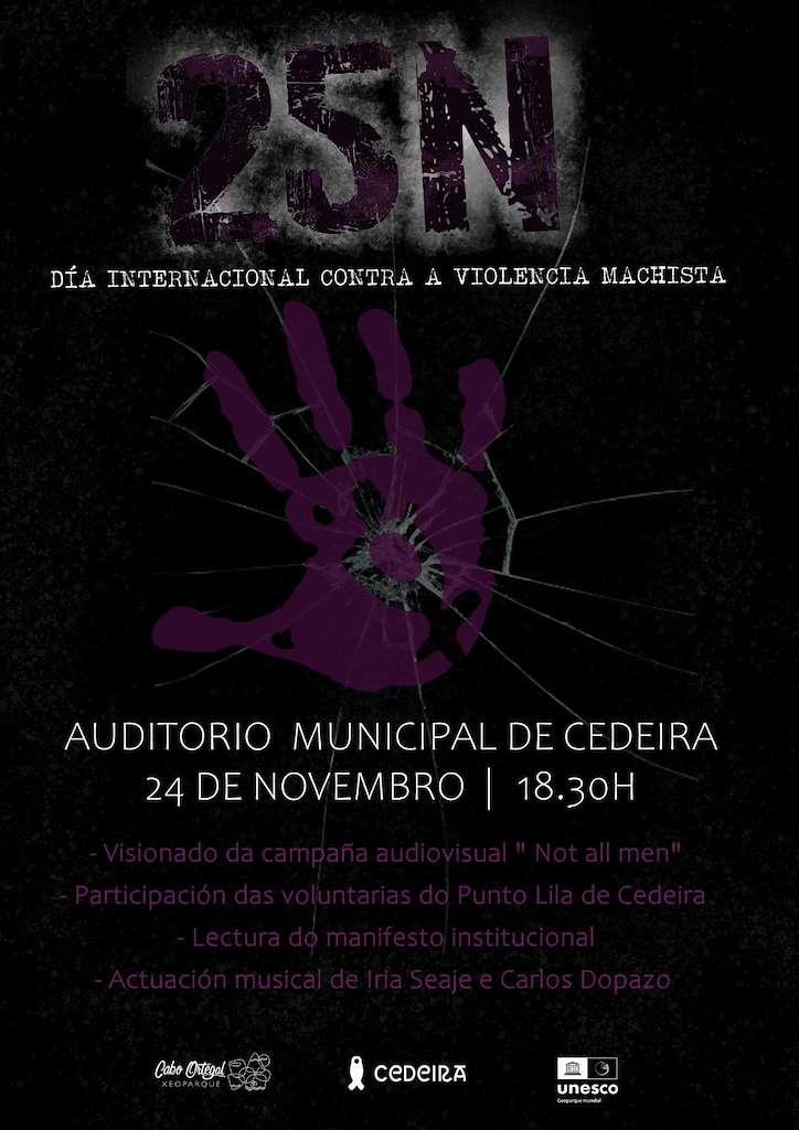 Día Internacional Contra a Violencia Machista en Cedeira