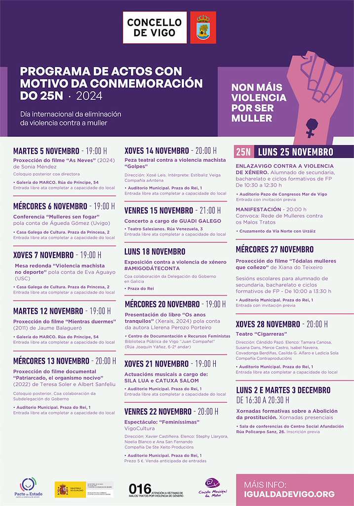 Día Internacional Contra a Violencia Machista en Vigo