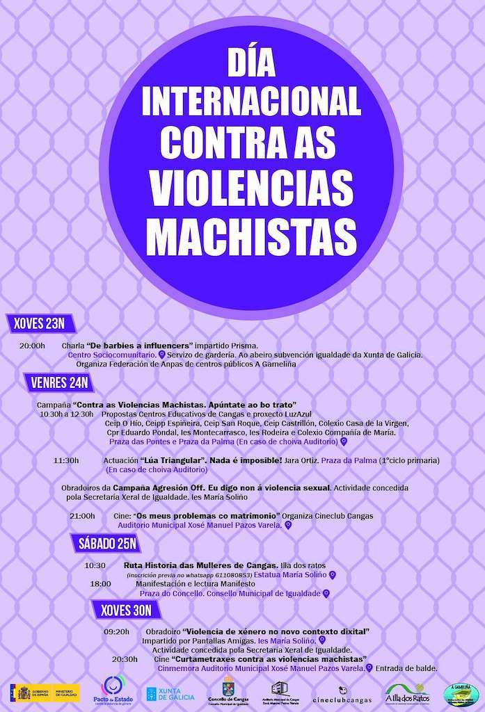 Día Internacional Contra as Violencias Machistas en Cangas