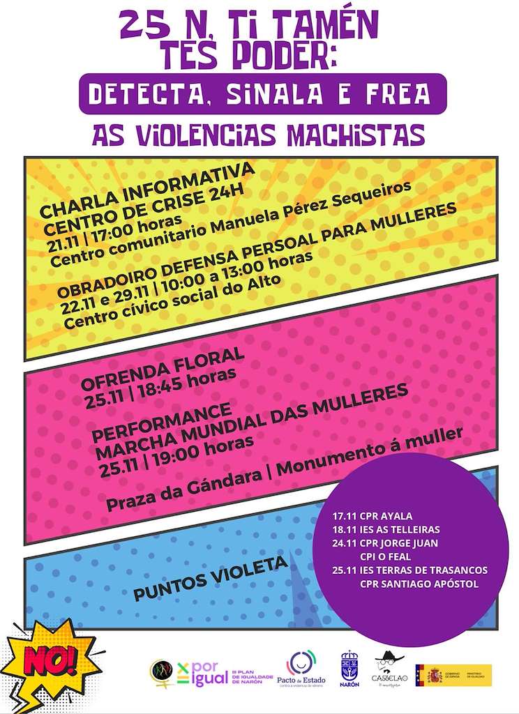 Día Internacional contra as Violencias Machistas (2025) en Narón