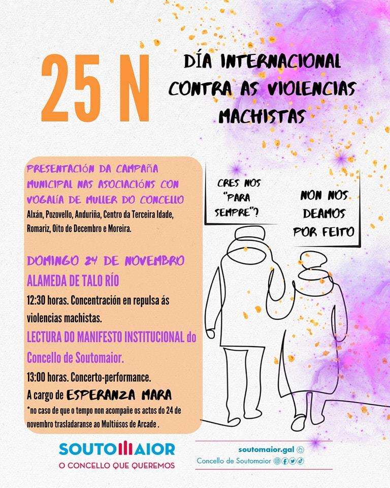 Día Internacional Contra as Violencias Machistas en Soutomaior