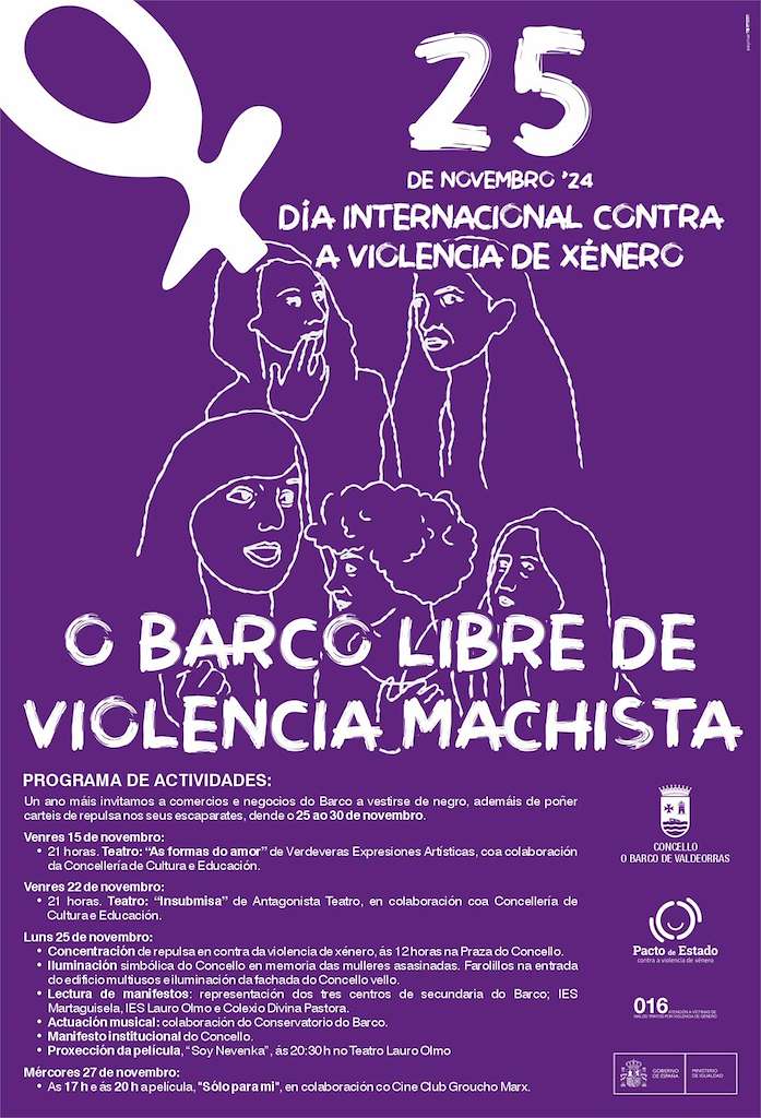 Día Internacional contra la Violencia de Xénero en O Barco de Valdeorras