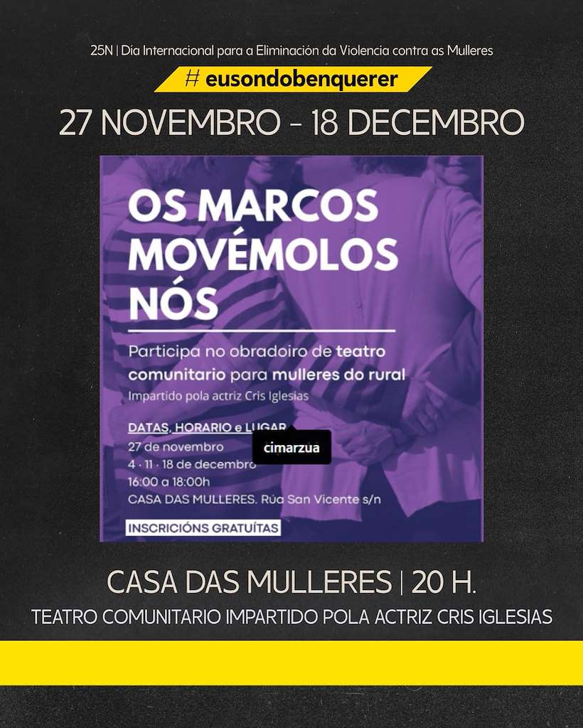 Día Internacional da Elimianción da Violencia contra as Mulleres en Arzúa