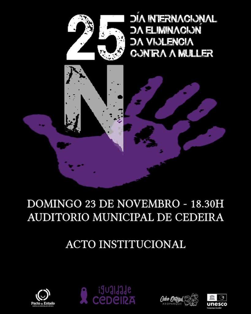Día Internacional da Eliminación da Violencia Contra a Muller en Cedeira
