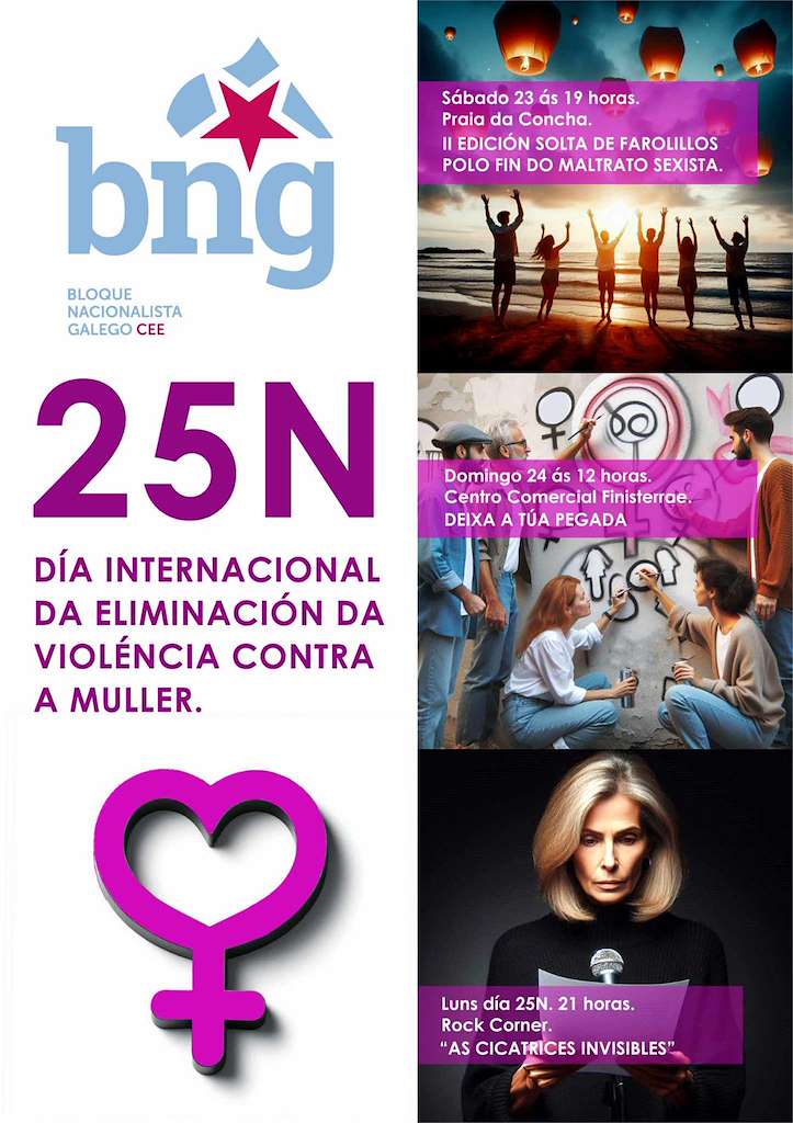 Día Internacional da Eliminación da Violencia contra a Muller do BNG en Cee