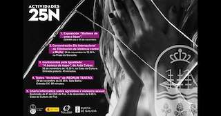 Fechas, información, programa, cartel, imágenes, mapa y ubicación de Día Internacional da Eliminación da Violencia Contra a Muller  en  Foz