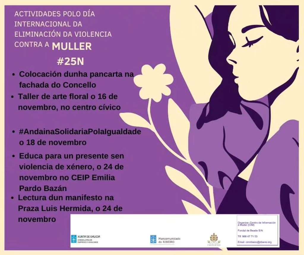 Día Internacional da Eliminación da Violencia contra a Muller en Leiro