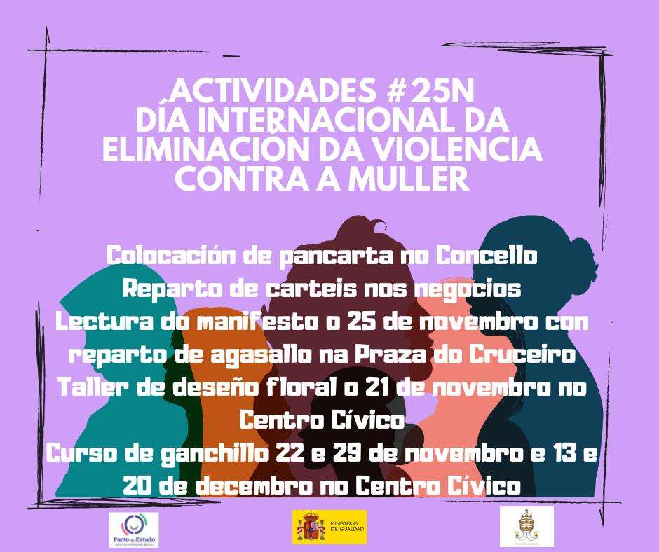 Día Internacional da Eliminación da Violencia Contra a Muller en Leiro