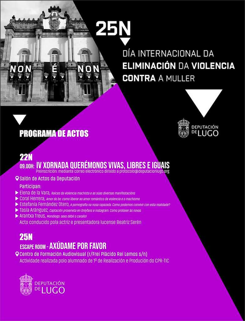 Día Internacional da Eliminación da Violencia contra a Muller en Lugo