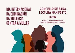 Fechas, información, programa, cartel, imágenes, mapa y ubicación de Día Internacional da Eliminación da Violencia Contra a Muller (2025)  en  Sada