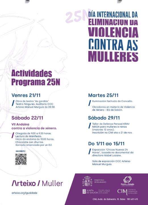Día Internacional da Eliminación da Violencia Contra as Mulleres (2025) en Arteixo
