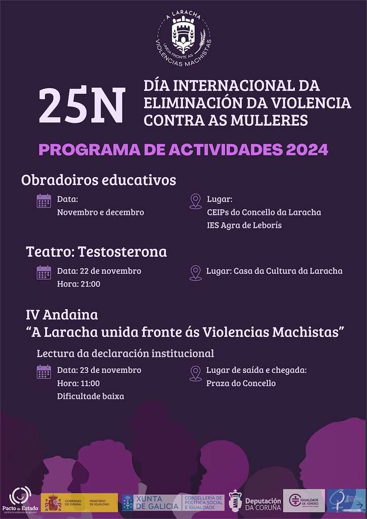 Día Internacional da Eliminación da Violencia Contra as Mulleres en Laracha