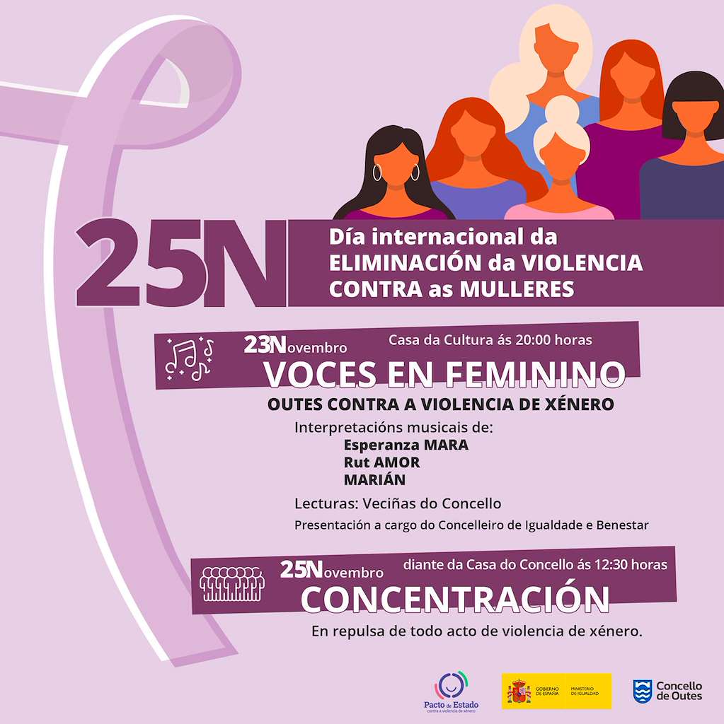 Día Internacional da Eliminación da Violencia contra as Mulleres en Outes