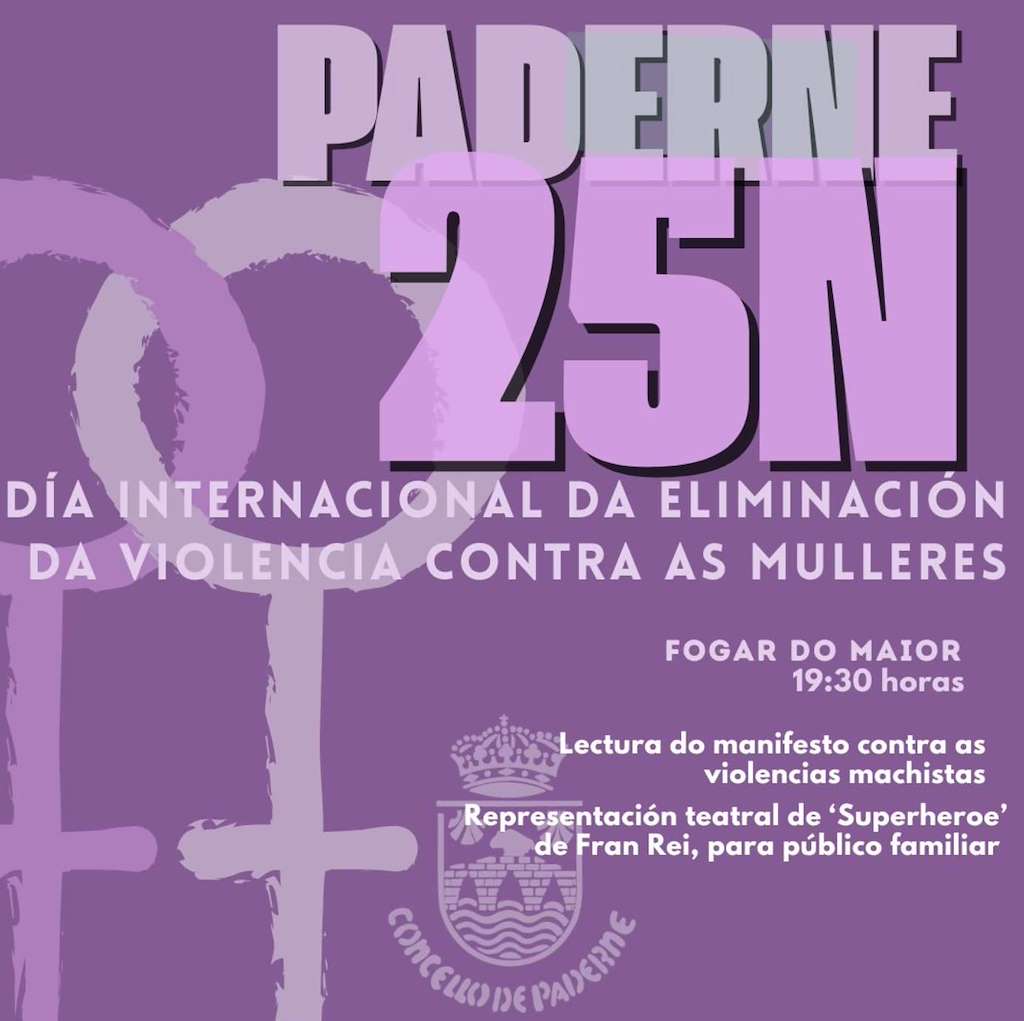 Día Internacional da Eliminación da Violencia contra as Mulleres  (2025) en Paderne