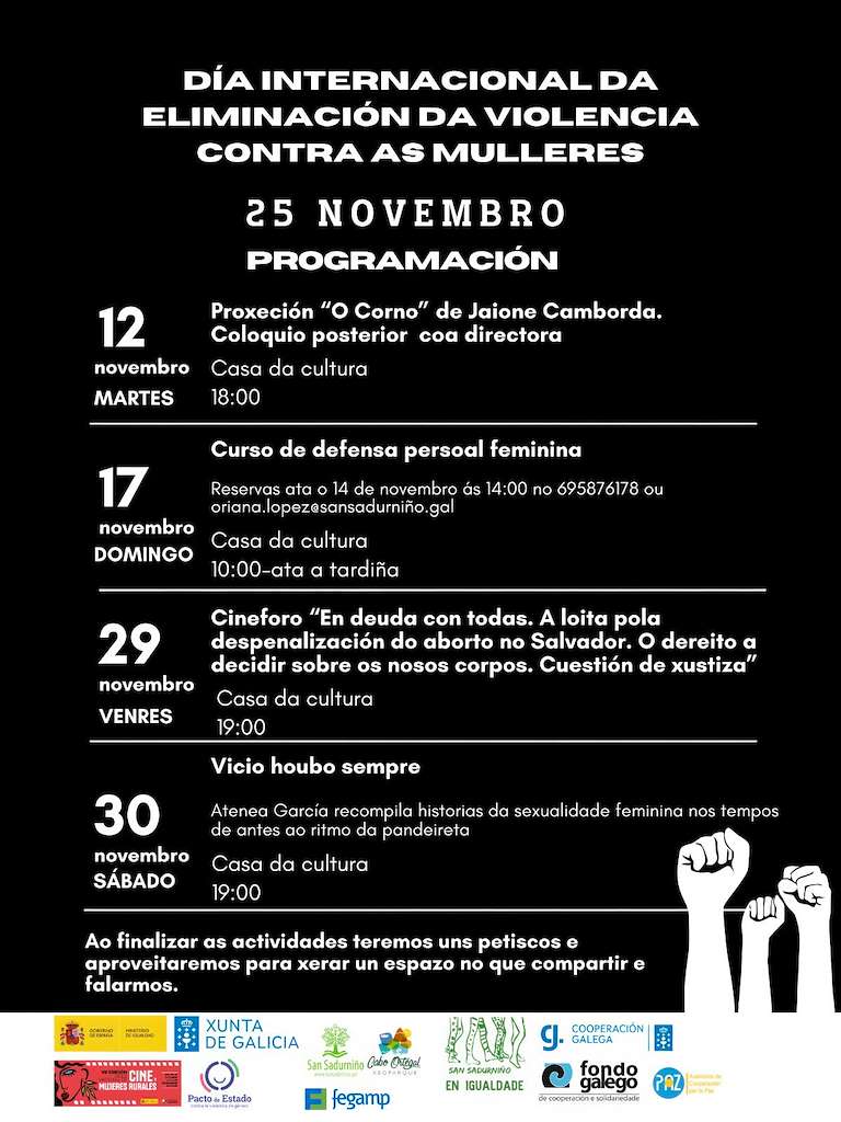 Día Internacional da Eliminación da Violencia Contra as Mulleres en San Sadurniño