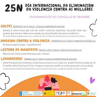 Fechas, información, programa, cartel, imágenes, mapa y ubicación de Día Internacional da Eliminación da Violencia contra as Mulleres (2025) en Xermade