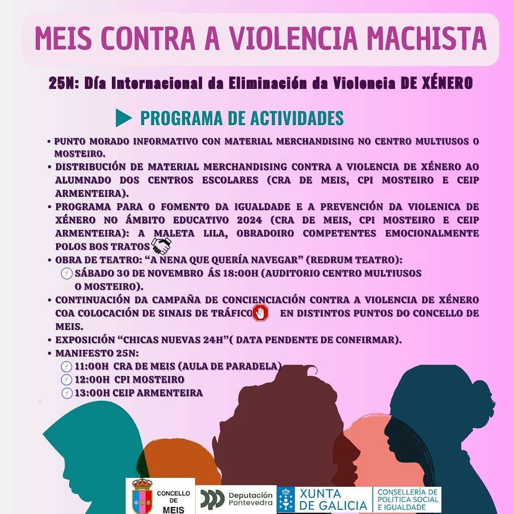 Día Internacional da Eliminación da Violencia de Xénero en Meis