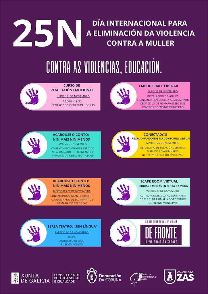 Día Internacional da Eliminación da Violencia en Zas