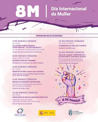 Fechas, información, programa, cartel, imágenes, mapa y ubicación de Día Internacional da Muller  en  A Pobra do Caramiñal