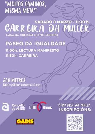 Fechas, información, programa, cartel, imágenes, mapa y ubicación de Día Internacional da Muller  en  Ames