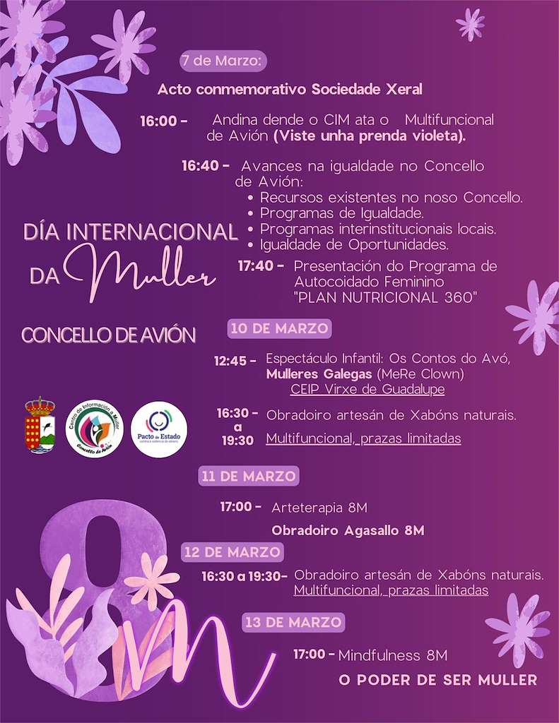 Día Internacional da Muller en Avión