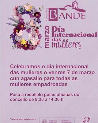 Fechas, información, programa, cartel, imágenes, mapa y ubicación de Día Internacional da Muller  en  Bande
