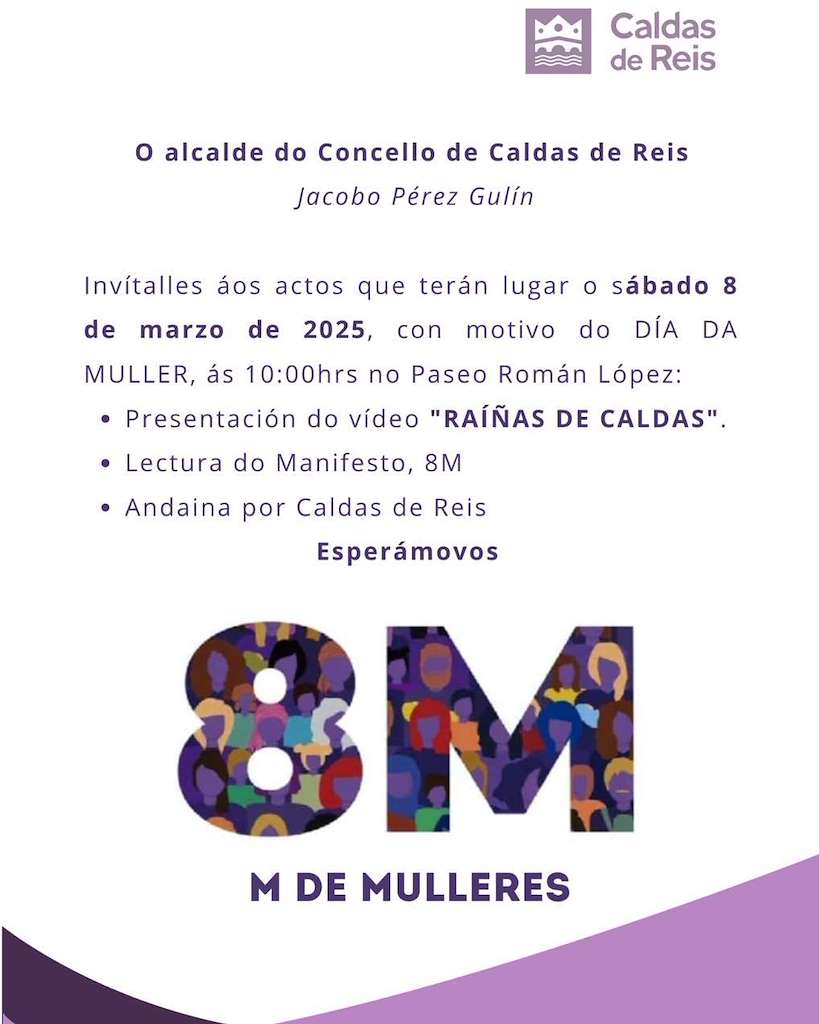 Día Internacional da Muller (2024) en Caldas de Reis