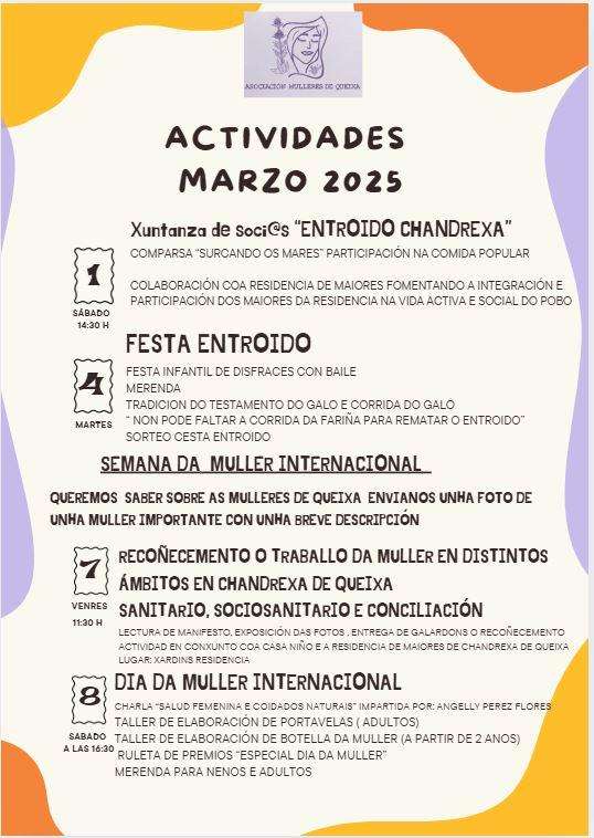 Día Internacional da Muller en Chandrexa de Queixa