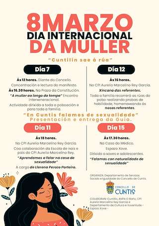 Fechas, información, programa, cartel, imágenes, mapa y ubicación de Día Internacional da Muller  en  Cuntis