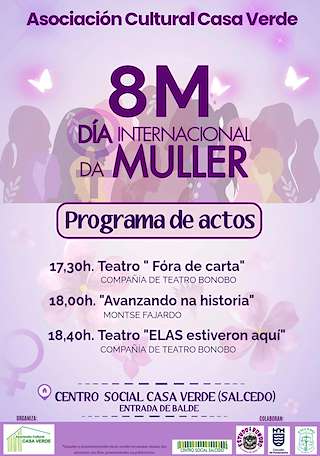 Fechas, información, programa, cartel, imágenes, mapa y ubicación de Día Internacional da Muller da Casa Verde  en  Pontevedra