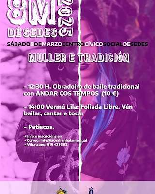 Fechas, información, programa, cartel, imágenes, mapa y ubicación de Día Internacional da Muller de Sedes  en  Narón