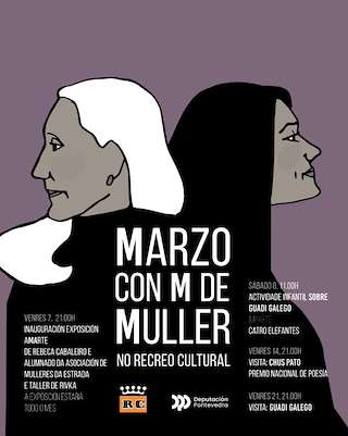 Fechas, información, programa, cartel, imágenes, mapa y ubicación de Día Internacional da Muller do Recreo Cultural   en  A Estrada