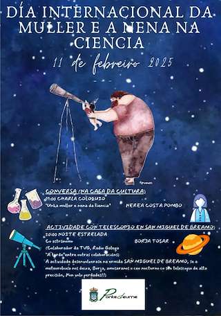 Fechas, información, programa, cartel, imágenes, mapa y ubicación de Día Internacional da Muller e a Nena na Ciencia  en  Pontedeume